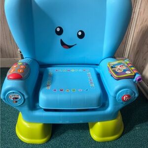 Fisher-Price Blue and Yellow Learning Chair